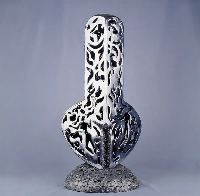 Искушение, 1999, сталь, авторская техника, 70x35x40