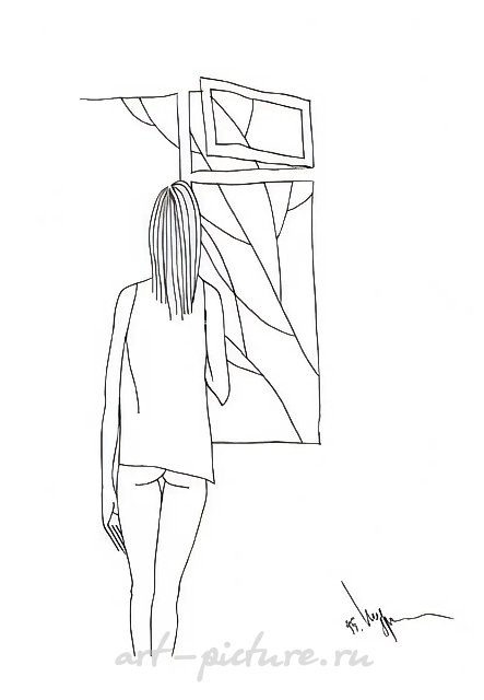 《湿球系列》，1995年，纸张、凝胶笔，21×29厘米