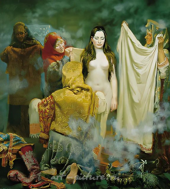 A Bride, 1998, oil on canvas, 120x130