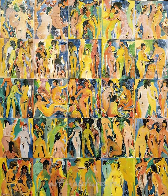 仲夏夜之梦，1993年，布面油画，140×120