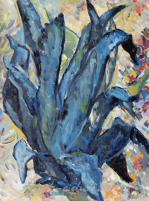 龙舌兰，1998年，布面油画，90×60厘米