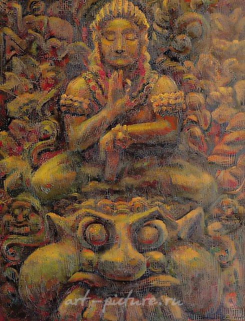 罗摩衍那，1998年，布面油画，90×60