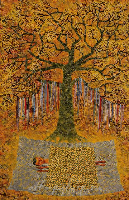 Спящий мальчик., 1995, холст, масло, 95х65