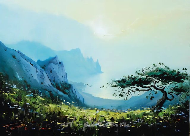 Мираж, 1999, масло на холсте, 50x70, $1800. Частная коллекция