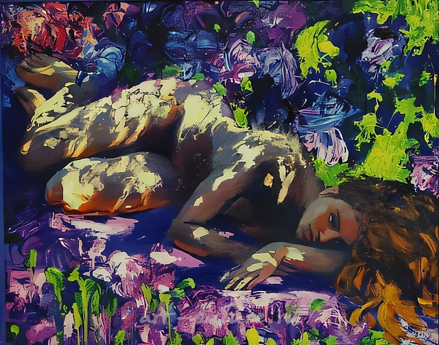Летний сон, 2000, холст, масло, 100x120, $1800. Собственность автора