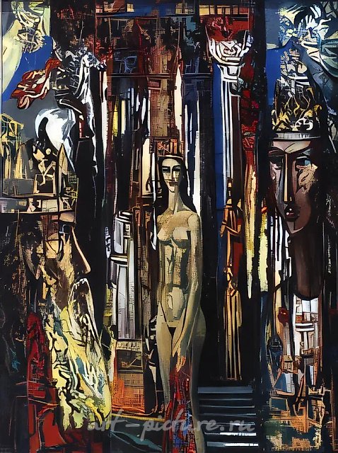 Царь №1, 1996, масло на холсте, 80x60, $1000
