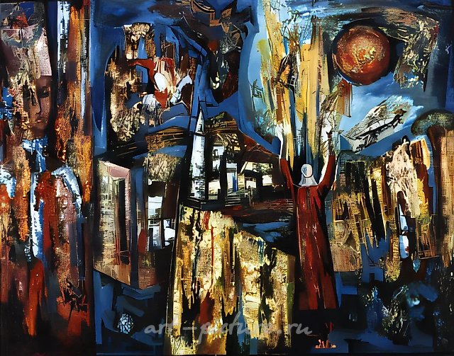 Первородная Русь, масло на холсте, 150x190, $7000