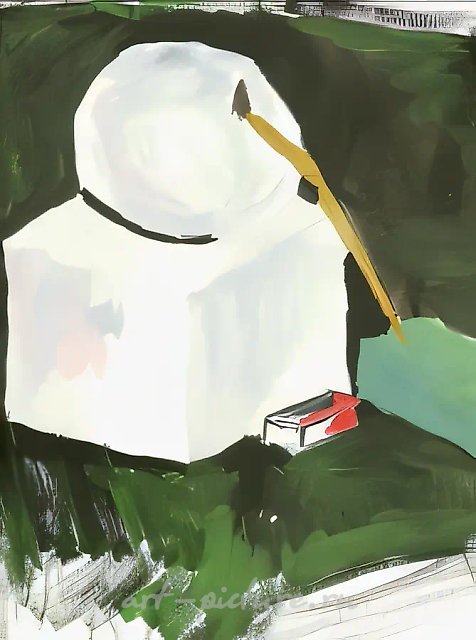 Натюрморт, 1999, доска, гуашь, 40x30