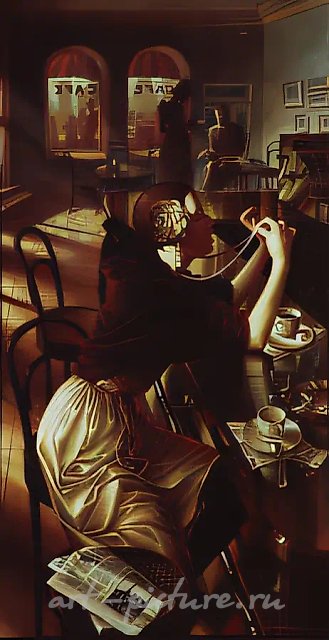 破碎的爱情，2000年，综合材料，150x80。作者自藏。