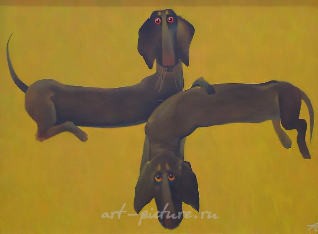 Перекрёсток, 2001, масло на холсте, 80x70, $950