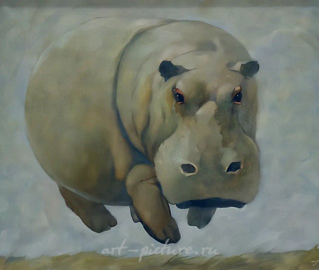 Медитация, 2000, масло на холсте, 80x70, $1100