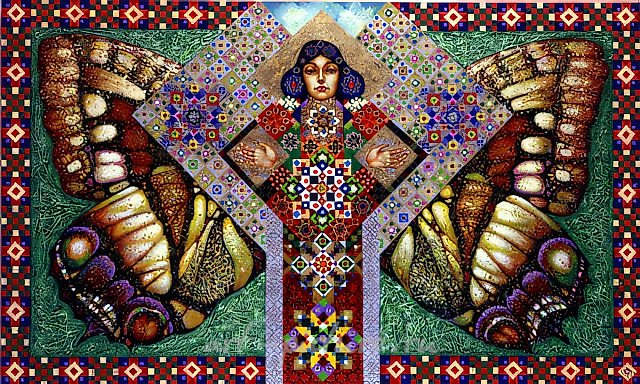 Кокон, 1997, холст, масло, 70х110 Частная коллекция. США