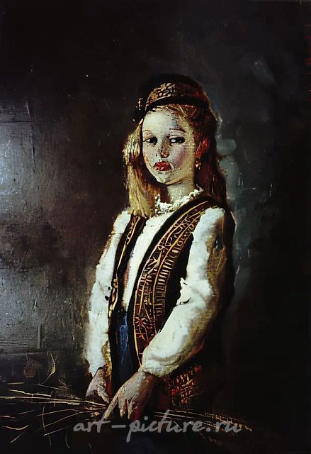 Олечка, 1993, масло на холсте, 90x60. Частная коллекция, Москва