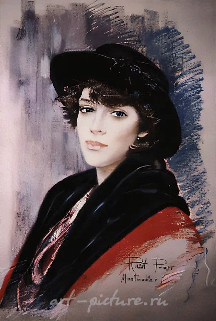 Регина, 1994, бумага, пастель, 50x35. Частная коллекция, Париж