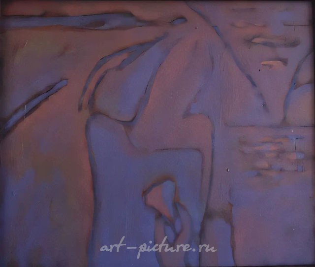 Без названия, 1997, оргалит, масло, 64x53. Собственность автора