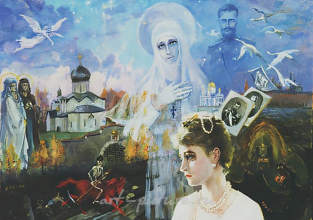 А. Оranskaya. Princess of charity Elisaveta Fedorovna, 1998, oil on canvas, 85х60, $460