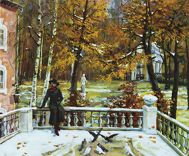 А. Оranskaya. Before winter, 1999, oil on canvas, 100х80, $1150