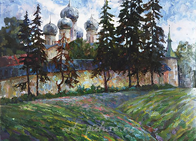 А. Оranskaya. By the walls of Kirillo-Belozersky cloister, 0, oil on canvas,