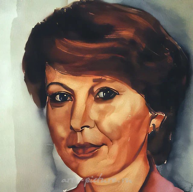 Woman’s portrait, 2000, oil on canvas, 40x35 Privat collection. Russia