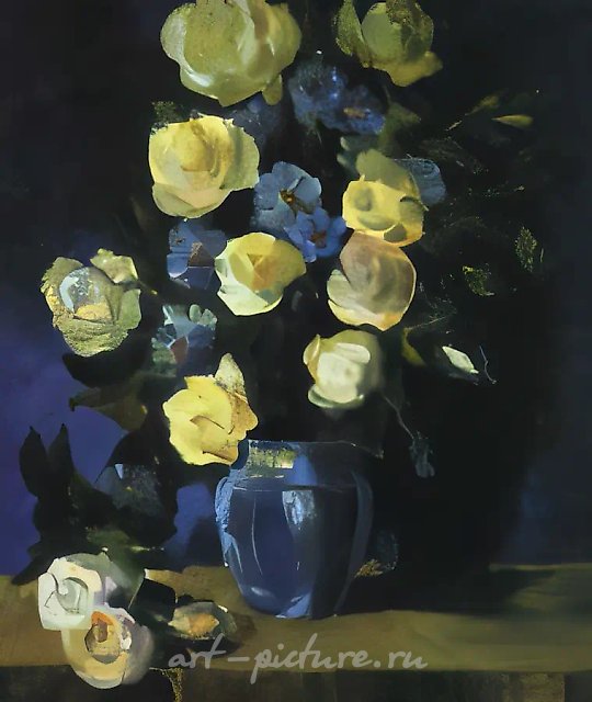 Натюрморт, 2000, масло на холсте, 95x80. Выставочный фонд автора