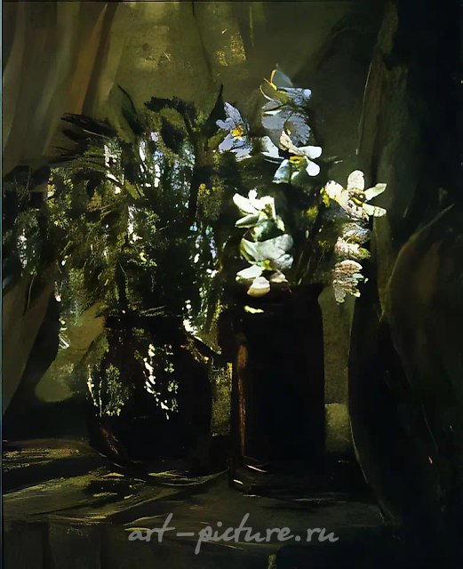 Натюрморт, 2000, масло на холсте, 90x75. Частная коллекция, США. Продано на аукционе Sotheby`s в 1992
