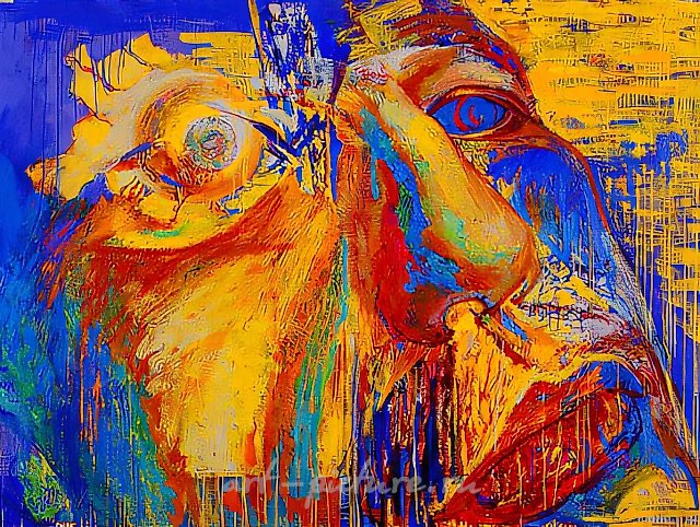 Я — царь, 1999, масло на холсте и картоне, 150x200. Собственность автора