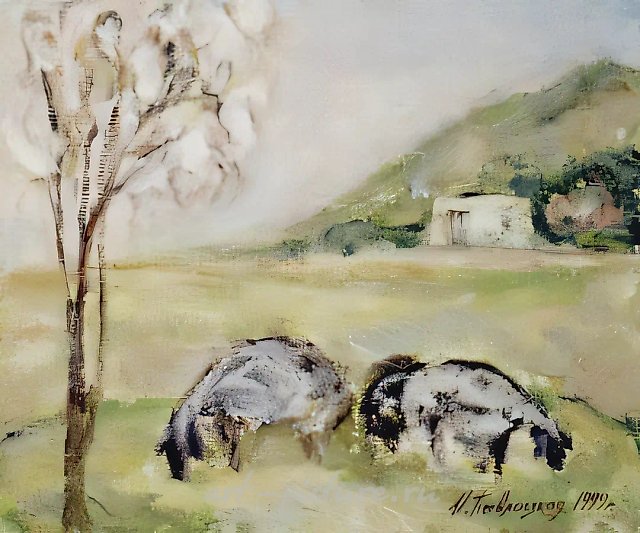 Весна, 2002, холст, масло, 25х30 Собственность автора