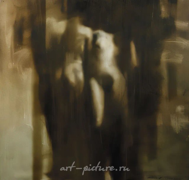 Composition No. 1, canvas/oil, 190x200. From the cycle «Old Photos»