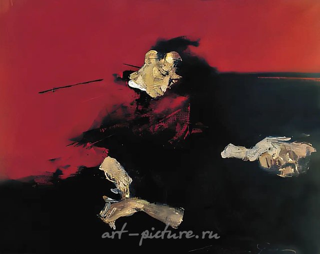 “Спящие”, 0, холст/масло, 80x100 Из цикла “Мужские игры”