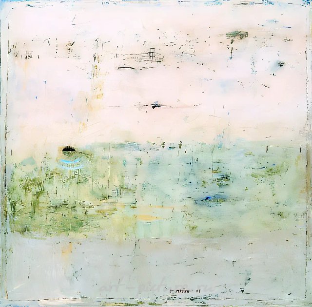 След, 1999, холст, масло, 119х119 см
 В собрании галереи Герцева, Москва.