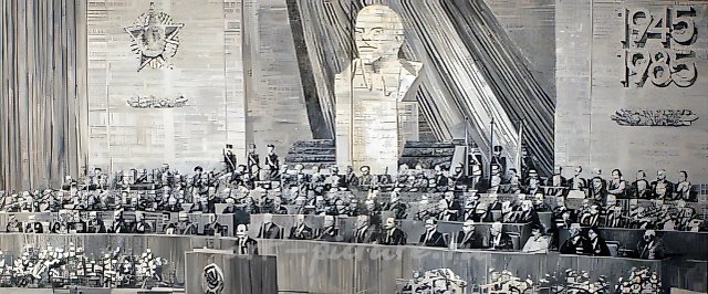 Trud, painting, 2008, Oil on canvas, 163х400