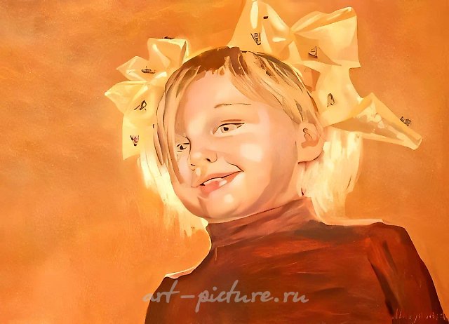 Девушка, 2007, масло на холсте, 200x280 см. Из проекта «Старое новое»