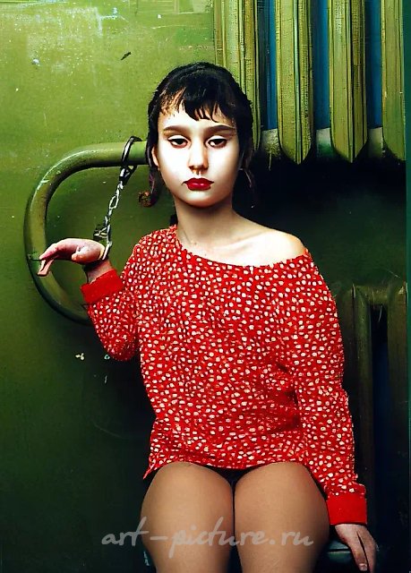 Из серии «ДЕТИ I» (Поля), 2000, цветное фото, 40x30 см
