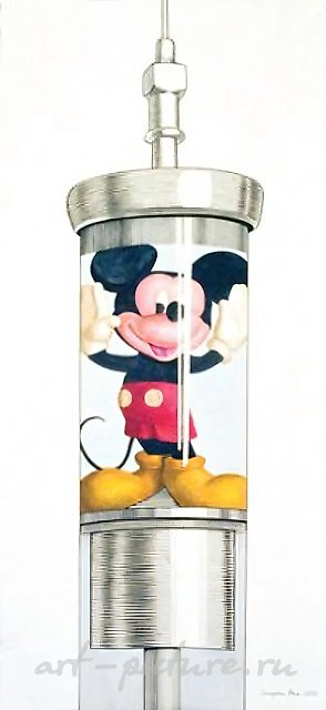Mickey, 2008, mix technique, 114Ч52,5 cm