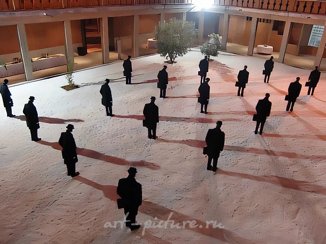 Чёрные птицы, 2007, инсталляция