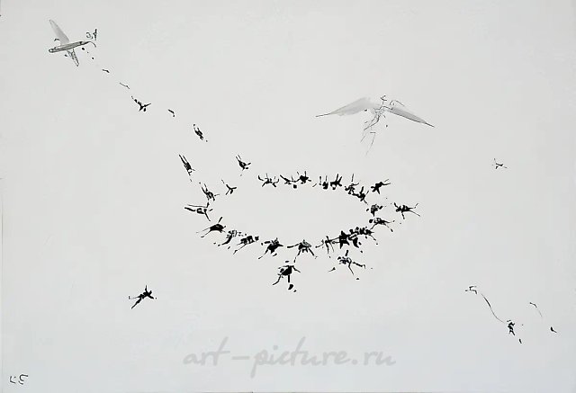 Из серии "Ангеларий", 2007, Холст, акрил, 50х70