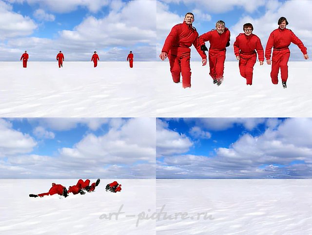 Слишком долго для побега, 2005, интерактивная слайд-инсталляция