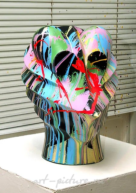 Masks of New Government, 2006, plastic,