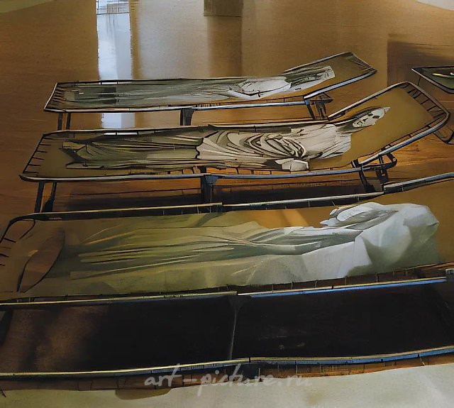 Королева, 1997, инсталляция