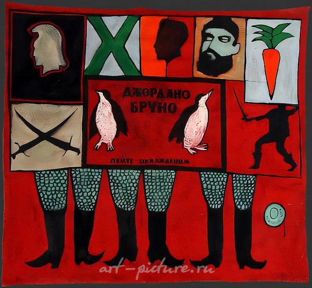 Джордано Бруно, 1987. Коллекция В. Захарова