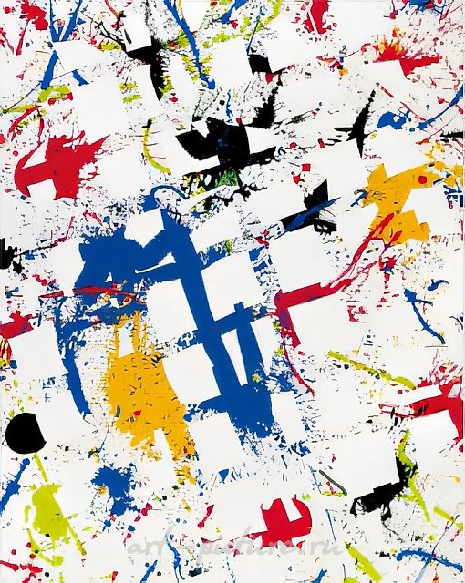 Стёртая картина №1207, 2003, акрил/холст, 200x160x8 см