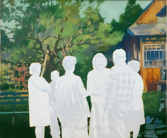 Chernobyl. Radiation, 1986, Oil on canvas, 97х120