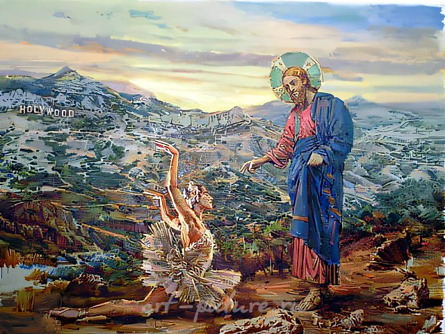 Hollywood, 2004, Painting, oil on sanvas, 175х234сm