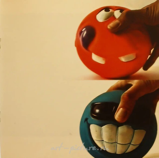 "Dialog", 2000, Videoinstallation, 2 tv screens, 3 min., loop,   (Videostill)