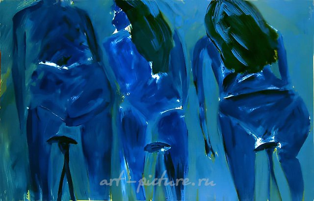 В пути, 2007, масло на холсте, 80x120 см