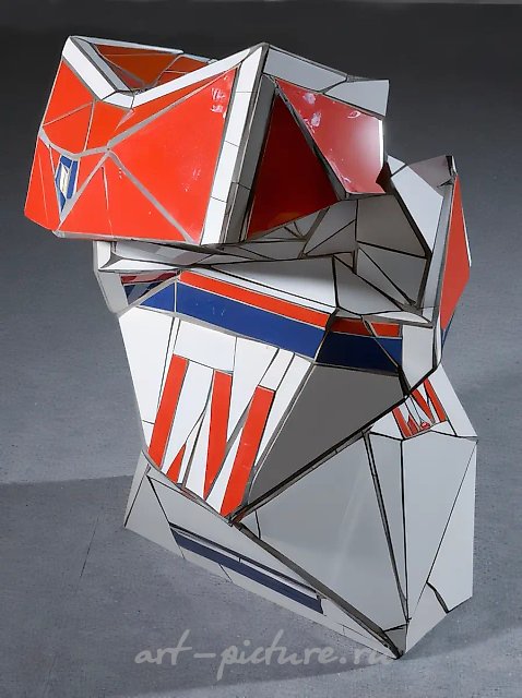 L&M, 2005, плитка, цемент, монтажная пена, 100x60x40 см