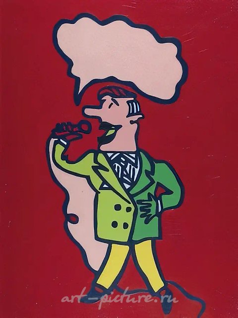 Sans les mots, 1990, масло на холсте