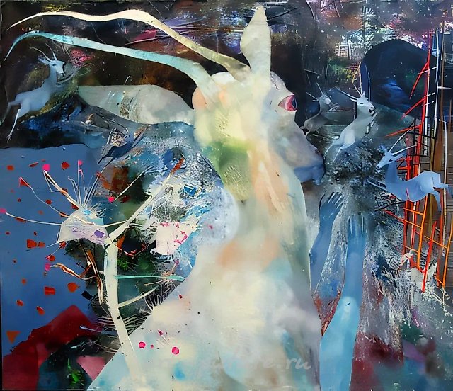 Forefeeling for Ozon, 1999, oil on canvas,