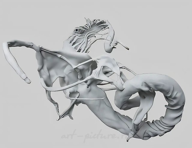 Формообразование 979, 2006, смешанная техника, 50x60x45 см