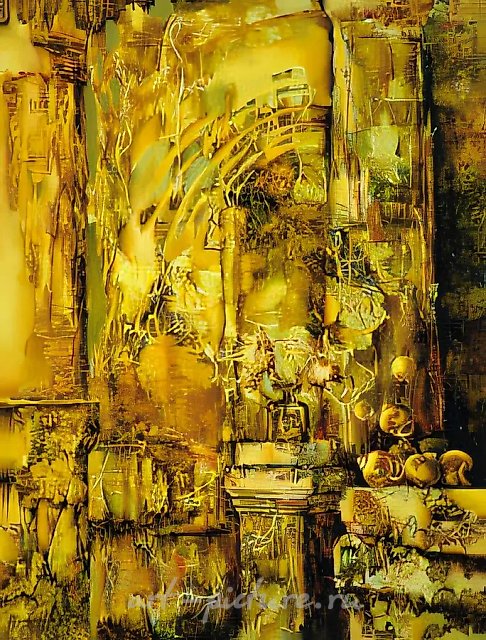 В золотом свете, 1999, масло на холсте, 60x80